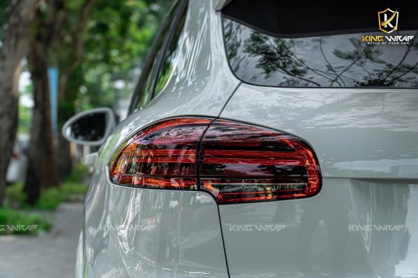 Dán đổi màu xám xi măng decal CYS cho Porsche Cayenne S