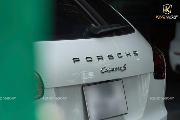 Dán đổi màu xám xi măng decal CYS cho Porsche Cayenne S