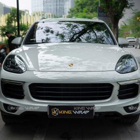 Dán đổi màu xám xi măng decal CYS cho Porsche Cayenne S
