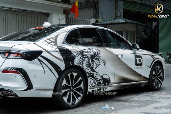 Dán tem độc bản cho VinFast Lux A tại KingWrap Dán tem độc bản cho VinFast Lux A tại KingWrap