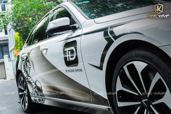 Dán tem độc bản cho VinFast Lux A tại KingWrap Dán tem độc bản cho VinFast Lux A tại KingWrap