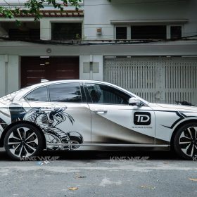 Dán tem độc bản cho VinFast Lux A tại KingWrap 1 Dán tem độc bản cho VinFast Lux A tại KingWrap