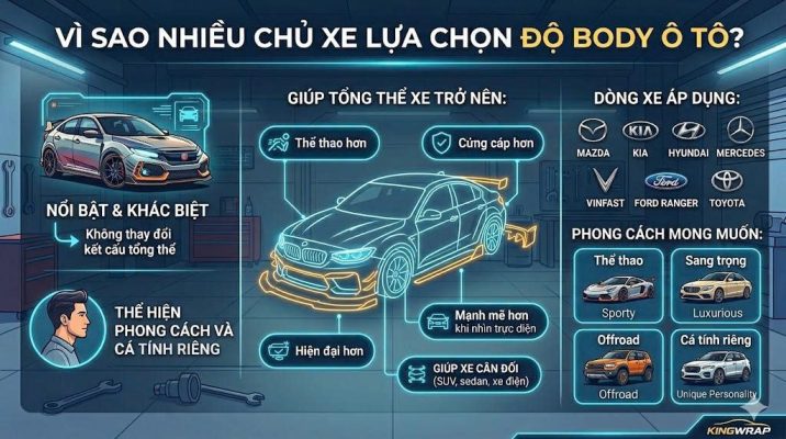 Địa chỉ độ body ô tô uy tín tại Bình Dương