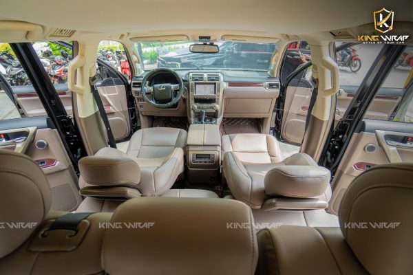 Bọc da ghế, đổi màu nội thất Lexus GX460 tại KingWrap