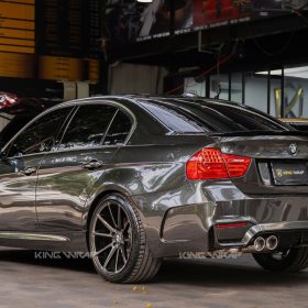 BMW 325i dan decal CYS doi mau xe tai KingWrap 2