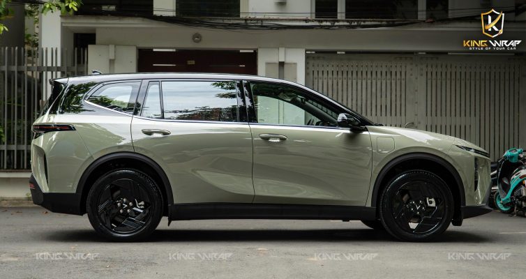 Dán decal CYS xanh rêu nhạt cho VinFast VF MPV7
