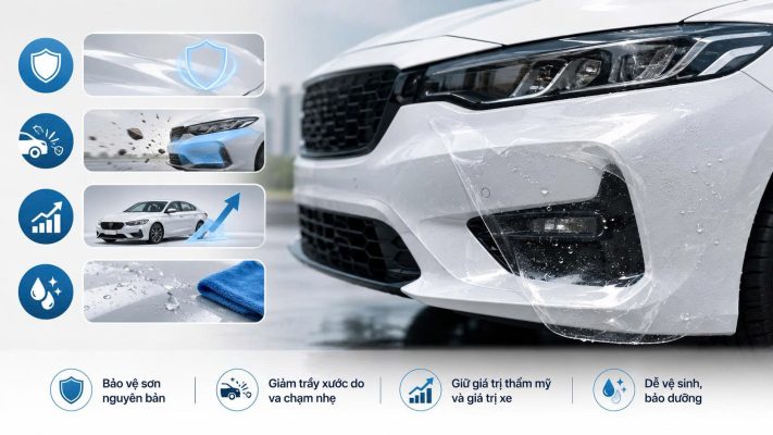 Dán PPF cản trước ô tô là gì? Có thực sự cần thiết không?