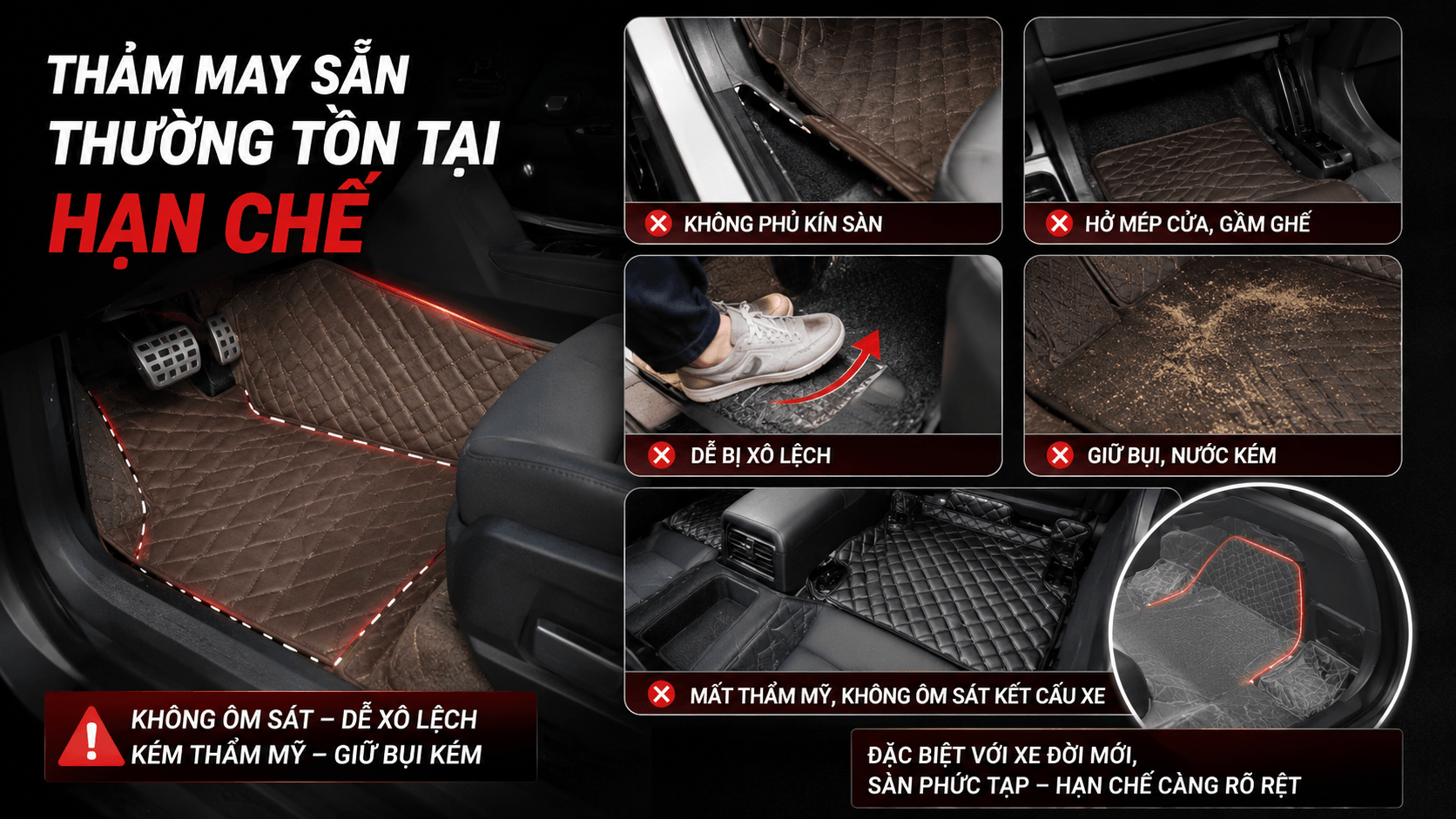 Địa chỉ may thảm sàn ô tô uy tín tại Hà Nội