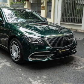 Maybach S650 dán decal đổi màu – Nâng tầm đẳng cấp với diện mạo xanh ngọc sang trọng 2 Maybach S650 dan decal doi mau 1