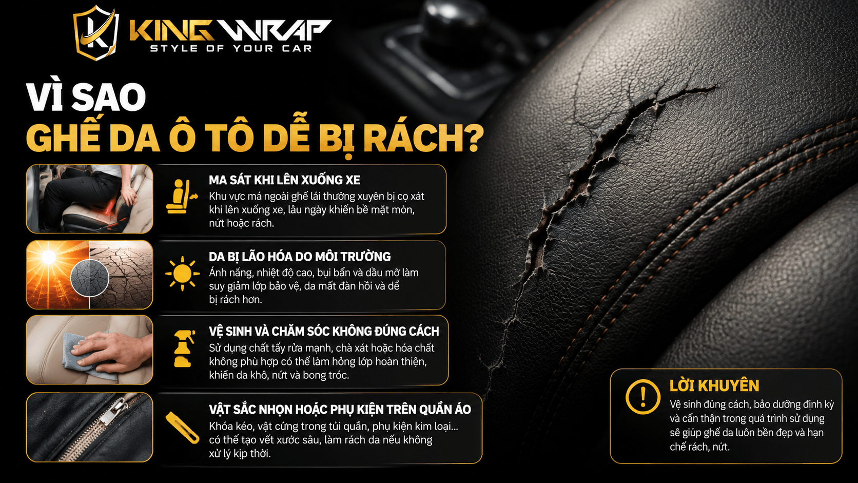 Ghế da bị rách có sửa được không? Cách xử lý hiệu quả, bền đẹp Ghế da bị rách có sửa được không? Cách xử lý hiệu quả, bền đẹp