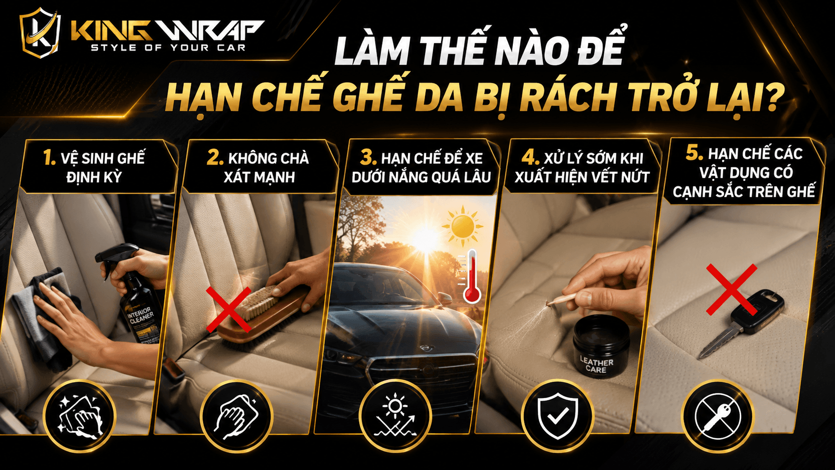 Ghế da bị rách có sửa được không? Cách xử lý hiệu quả, bền đẹp Ghế da bị rách có sửa được không? Cách xử lý hiệu quả, bền đẹp