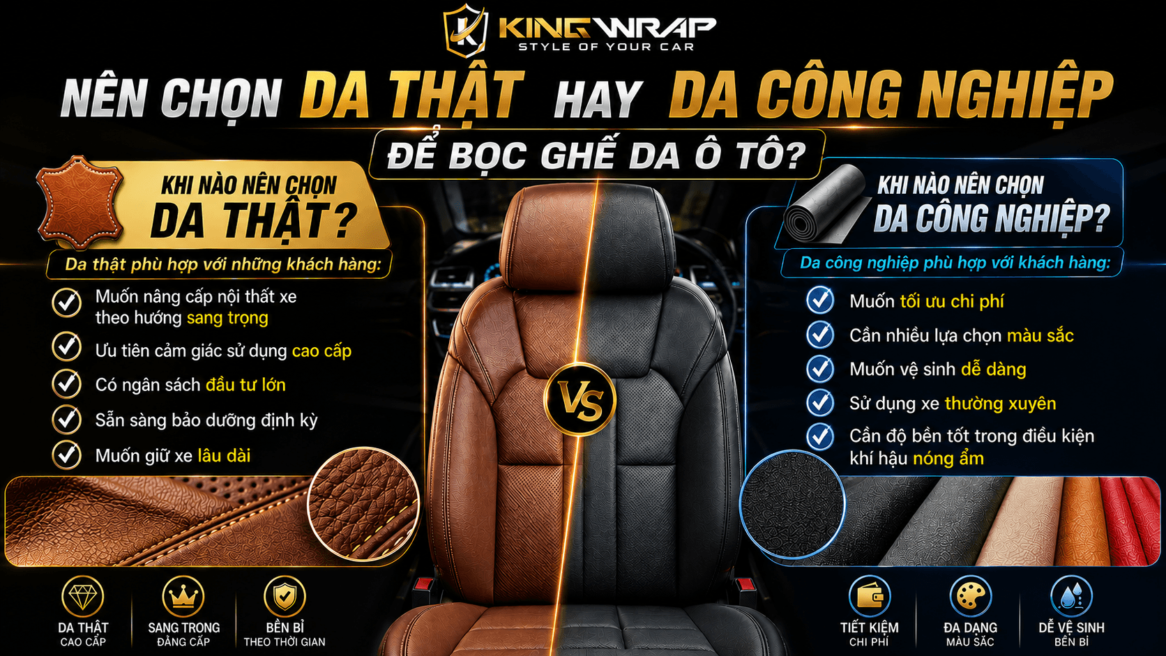 Da Thật Và Da Công Nghiệp Khác Nhau Thế Nào? Da Thật Và Da Công Nghiệp Khác Nhau Thế Nào?