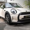 Dán decal đổi màu MINI Cooper trắng kem ngọc trai phối nóc xanh mint 10 Dán decal đổi màu MINI Cooper trắng kem ngọc trai phối nóc xanh mint