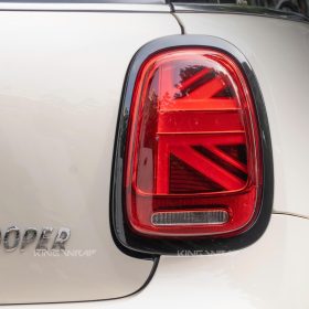 Dán decal đổi màu MINI Cooper trắng kem ngọc trai phối nóc xanh mint 9 Dán decal đổi màu MINI Cooper trắng kem ngọc trai phối nóc xanh mint
