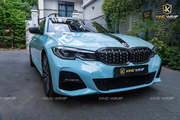 Dán đổi màu xe BMW 330i tại KingWrap