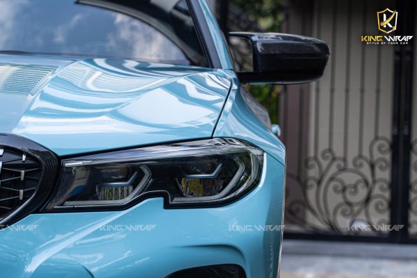 Dán đổi màu xe BMW 330i tại KingWrap