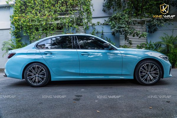 Dán đổi màu xe BMW 330i tại KingWrap