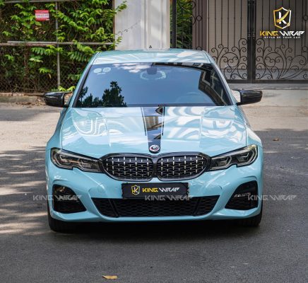 Dán đổi màu xe BMW 330i tại KingWrap