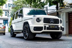 Mercedes - AMG G63 màu trắng dán PPF GSWF Ultra Lite 