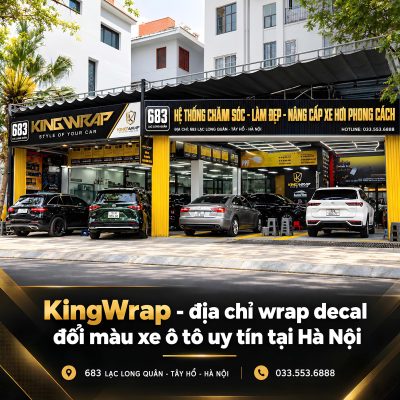 Địa chỉ wrap decal đổi màu xe ô tô uy tín tại Hà Nội