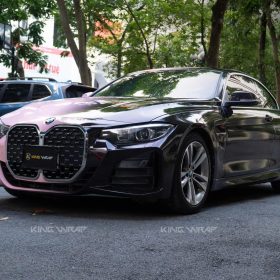 Dán đổi màu hồng pastel fading cho BMW 420i