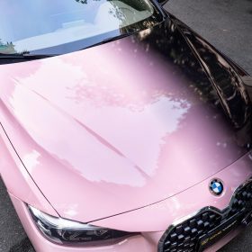 Dán đổi màu hồng pastel fading cho BMW 420i