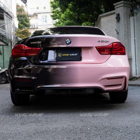 Dán đổi màu hồng pastel fading cho BMW 420i