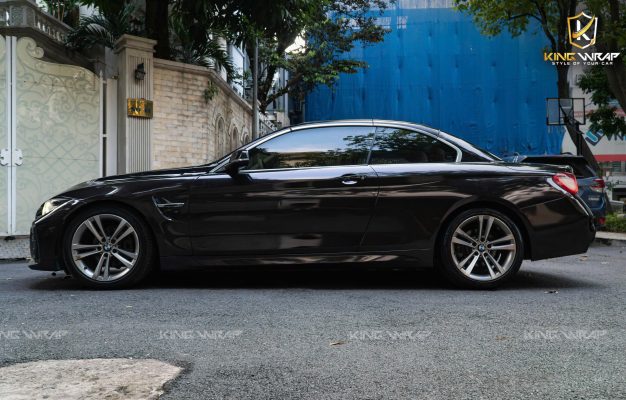 Dán đổi màu hồng pastel fading cho BMW 420i