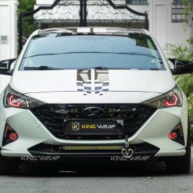 Dán đổi màu trắng ngọc trai Hyundai Accent
