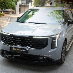 Dán đổi màu xám ghi sáng xe KIA Carnival 2 Dán đổi màu xám ghi sáng xe KIA Carnival