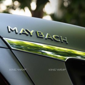 Dán đổi màu xám satin Maybach S450 10 Dán đổi màu xám satin Maybach S450