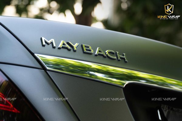 Dán đổi màu xám satin Maybach S450 Dán đổi màu xám satin Maybach S450