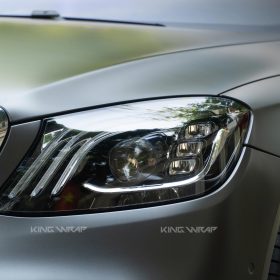 Dán đổi màu xám satin Maybach S450 9 Dán đổi màu xám satin Maybach S450