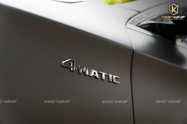 Dán đổi màu xám satin Maybach S450 Dán đổi màu xám satin Maybach S450