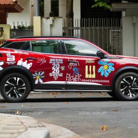 Dán tem phong cách G-Dragon cho Peugeot 2008 nổi bật, cá tính 1 Dán tem phong cách G-Dragon cho Peugeot 2008 nổi bật, cá tính