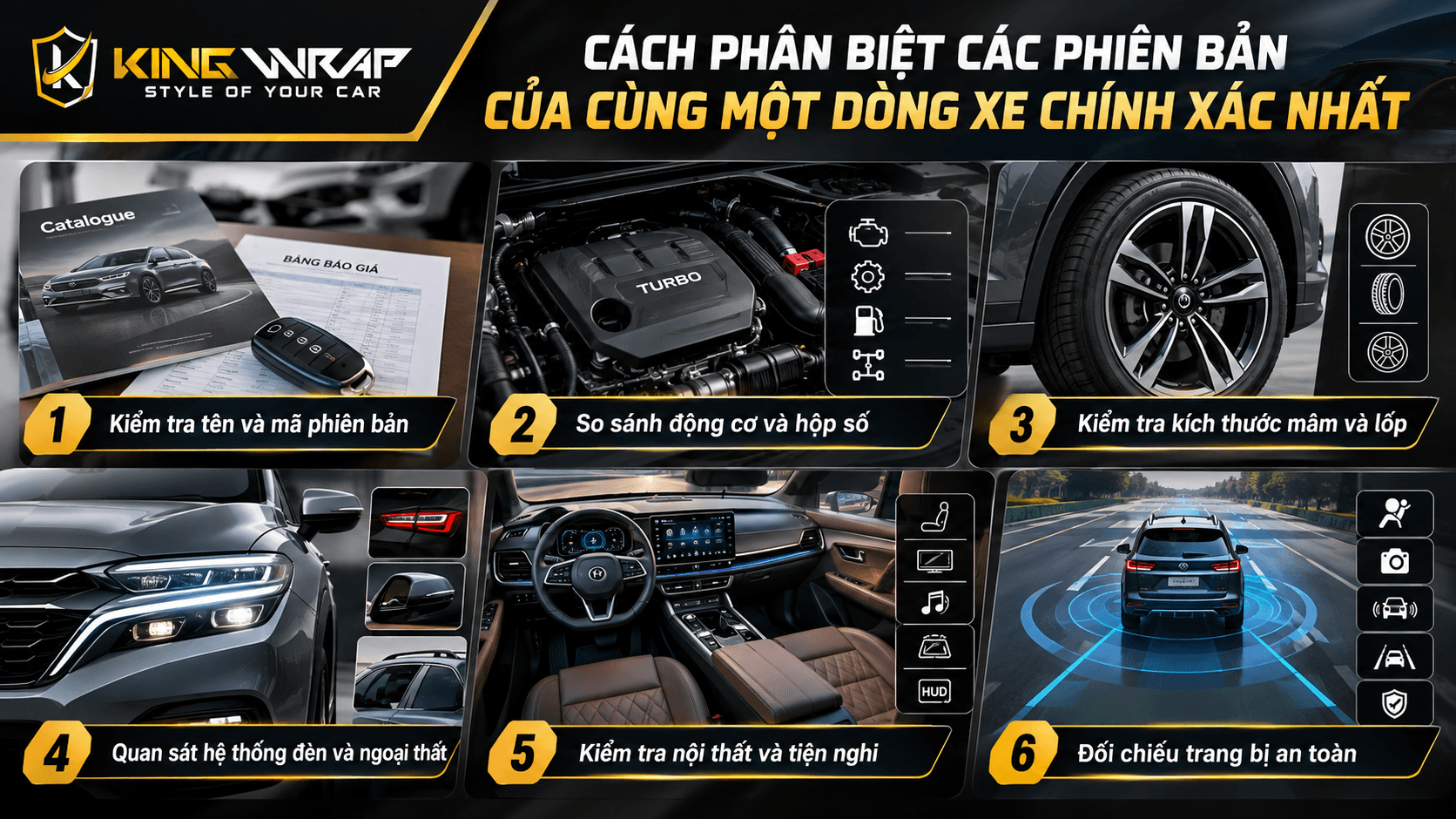 Cách phân biệt các phiên bản của cùng một dòng xe ô tô Cách phân biệt các phiên bản của cùng một dòng xe ô tô