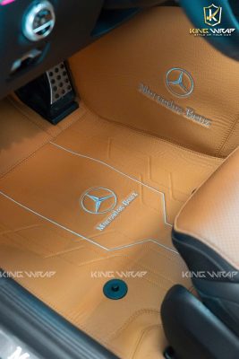 Thảm sàn 360 da Nappa xe Mercedes C300