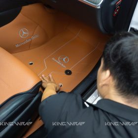 Thảm sàn 360 da Nappa xe Mercedes C300
