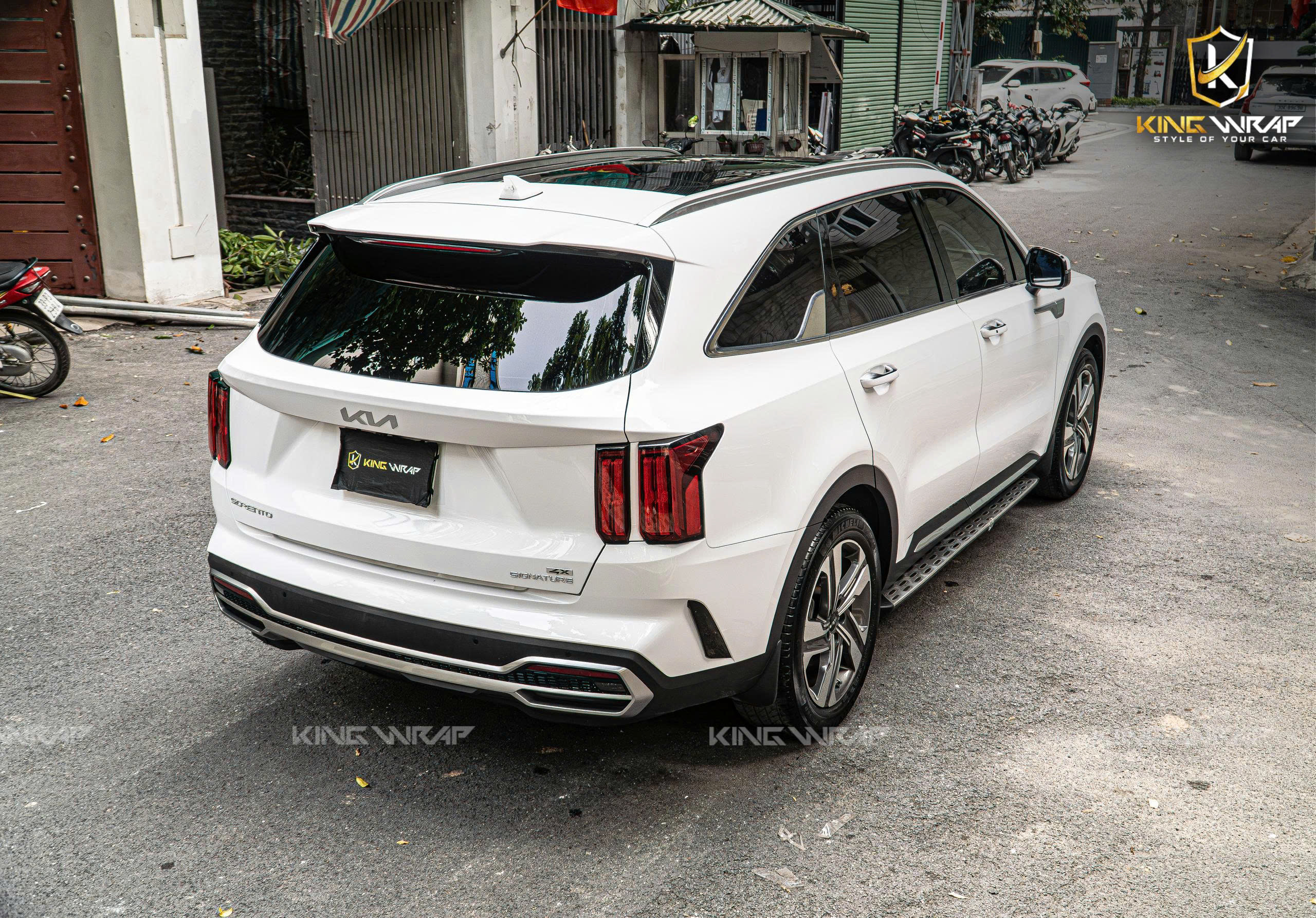 Kia Sorento dán PPF V-KOOL - Bảo vệ sơn xe tại KingWrap Kia Sorento dán PPF V-KOOL - Bảo vệ sơn xe tại KingWrap