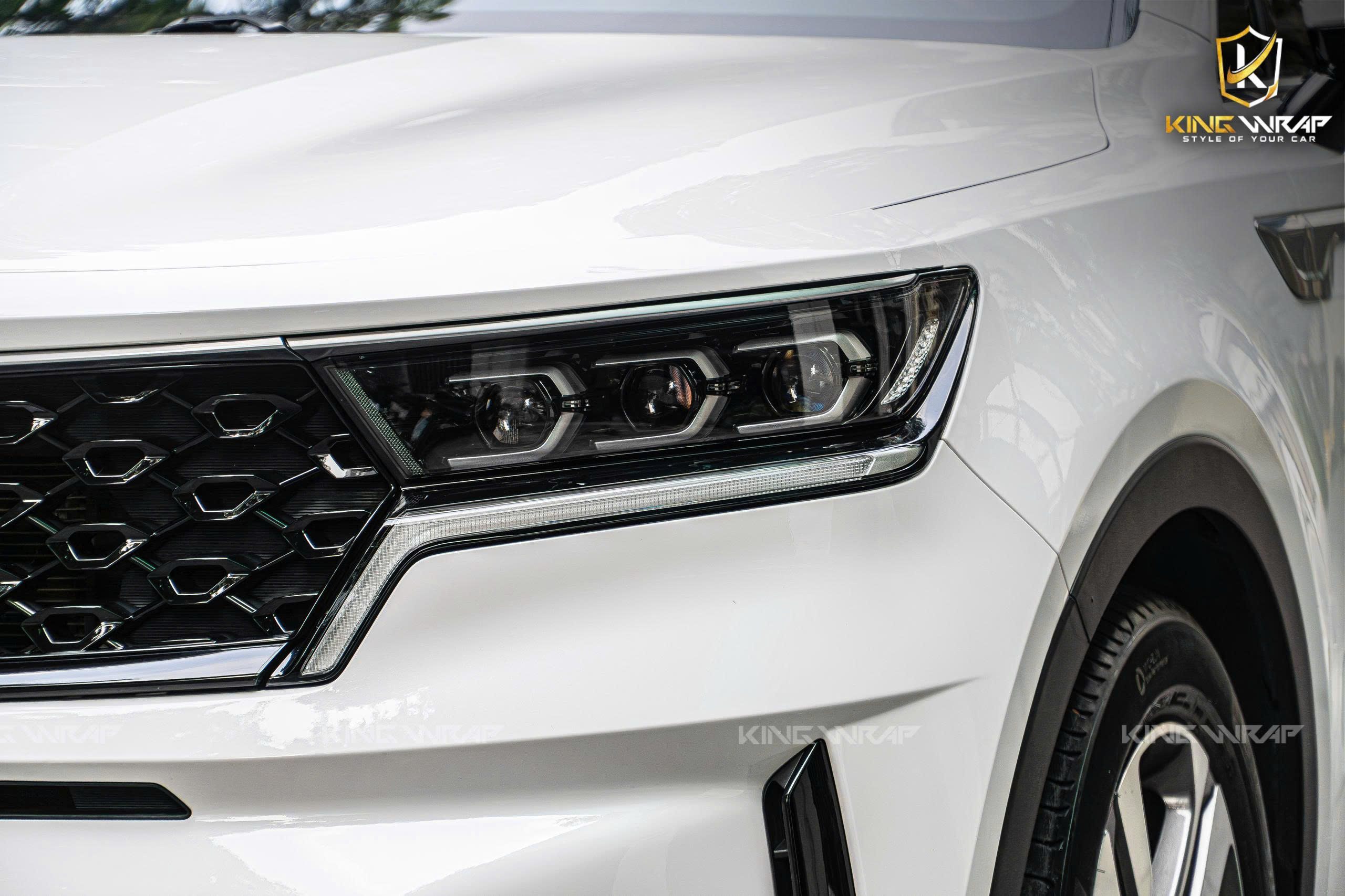 Kia Sorento dán PPF V-KOOL - Bảo vệ sơn xe tại KingWrap Kia Sorento dán PPF V-KOOL - Bảo vệ sơn xe tại KingWrap