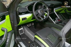 Kingwrap – Hệ thống chăm sóc, làm đẹp ô tô đẳng cấp 55 Lamborghini Urus làm thảm sàn da Nappa vân Togo