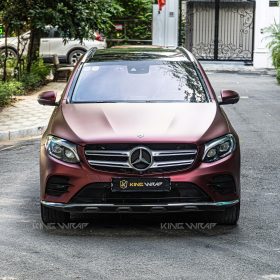 Mercedes GLC300 dán đổi màu đỏ Bordeaux decal VinylFrog