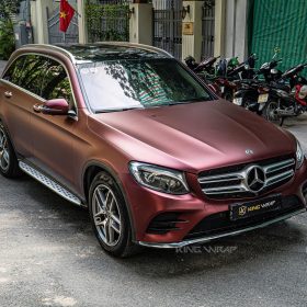 Mercedes GLC300 dán đổi màu đỏ Bordeaux decal VinylFrog
