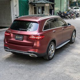 Mercedes GLC300 dán đổi màu đỏ Bordeaux decal VinylFrog