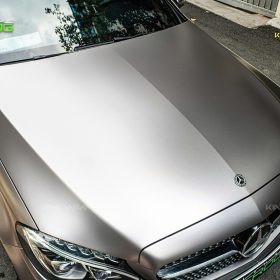 Dán đổi màu xám titan VinylFrog Mercedes C300 4 Dán đổi màu xám titan VinylFrog Mercedes C300