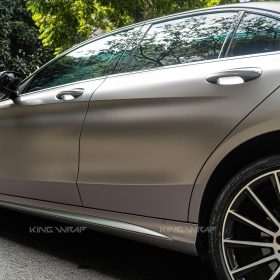 Dán đổi màu xám titan VinylFrog Mercedes C300 5 Dán đổi màu xám titan VinylFrog Mercedes C300