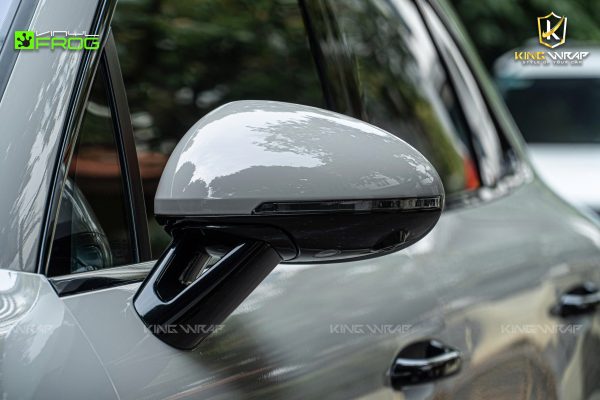 Dán đổi màu xám xi măng xe Porsche Macan S
