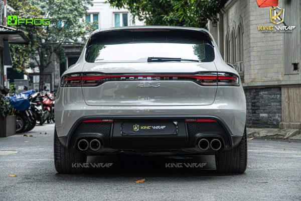 Dán đổi màu xám xi măng xe Porsche Macan S
