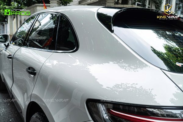 Dán đổi màu xám xi măng xe Porsche Macan S
