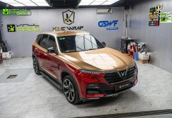 Kingwrap – Hệ thống chăm sóc, làm đẹp ô tô đẳng cấp 38 Dán decal Maybach VinFast Lux SA2.0 bằng VinylFrog màu vàng Champagne